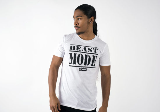 Original Beast Mode On White T-Shirt